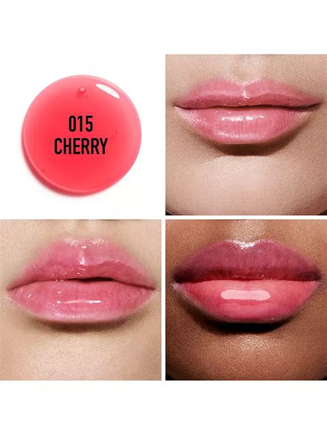 dior addict lip glow cherry 015|christian Dior cherry lip oil.